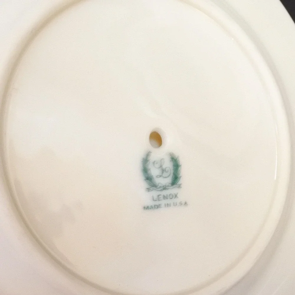 Vintage Lenox Ivory Porcelain Condiment Jam Jar